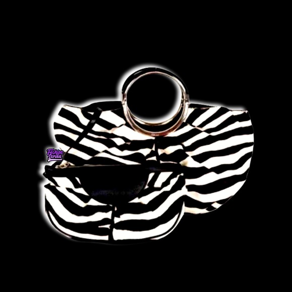 Christian Dior Soft Babe Calf Hair Zebra Animal Vintage JazzClub Collection Bag - Picture 6 of 16